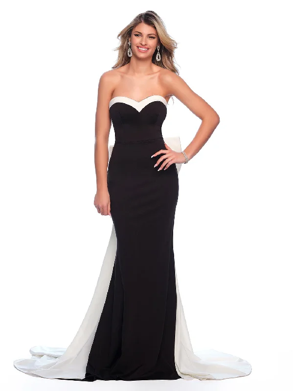 Black Cheap Evening Dress -Long Evening Dress by Dave and Johnny 11410