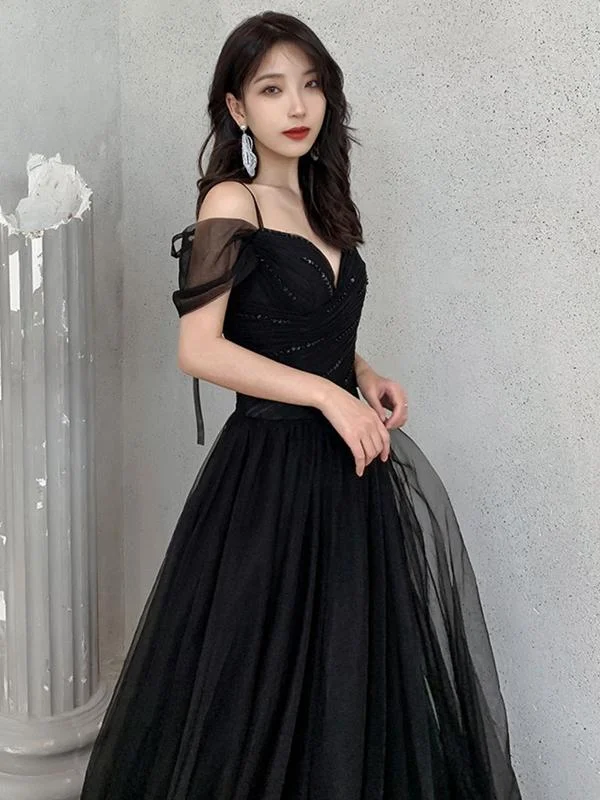 Maroon One Shoulder Red Carpet Evening Dress -Off the Shoulder Black Long Prom Dresses, Black Off Shoulder Formal Evening Graduation Dresses c2480